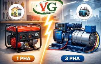 Máy phát điện 1 pha vs 3 pha: Khác biệt và ứng dụng