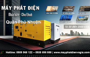 Bán và Cho thuê máy phát điện quận Phú Nhuận®