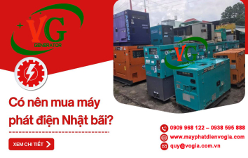 Có nên mua máy phát điện Nhật bãi không?