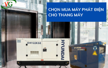 Thang máy nên sử dụng máy phát điện nào ?
