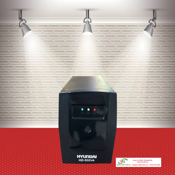 Bộ Lưu Điện UPS 500VA/300W Hyundai Offline HD-500VA